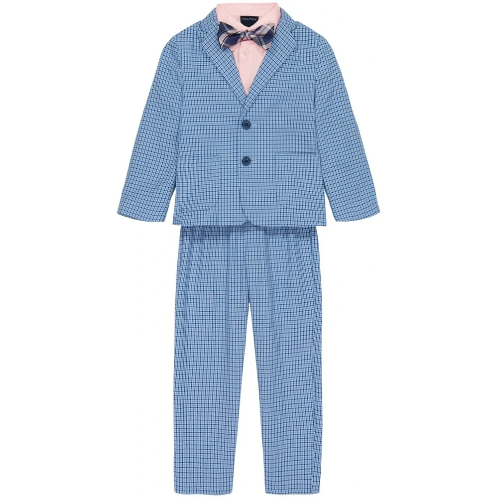 Nautica Baby Boys Suit Set, 4 Piece - Blue‎ - Size 24M